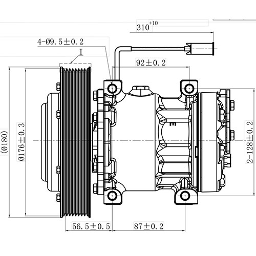 Z14441R — ZIKMAR — Компрессор кондиционера