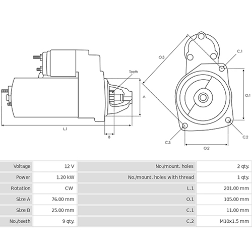 Z28560R — ZIKMAR — Стартер