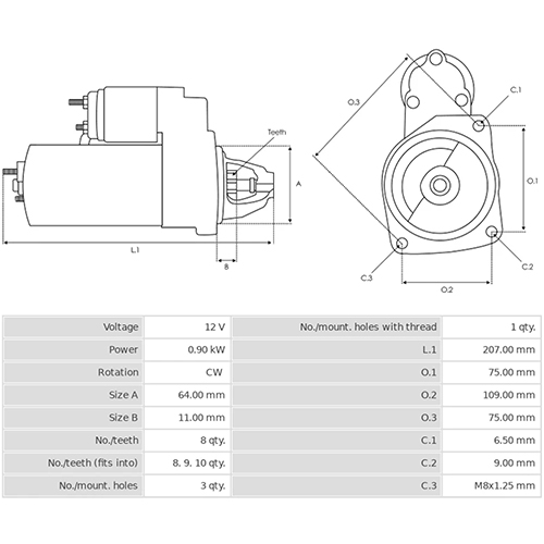 Z28566R — ZIKMAR — Стартер