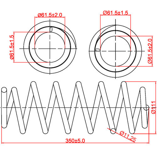Z48016R — ZIKMAR — Пружина задней подвески