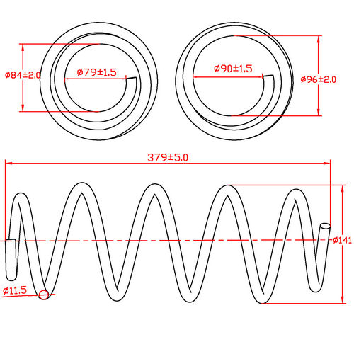 Z48130R — ZIKMAR — Пружина задней подвески