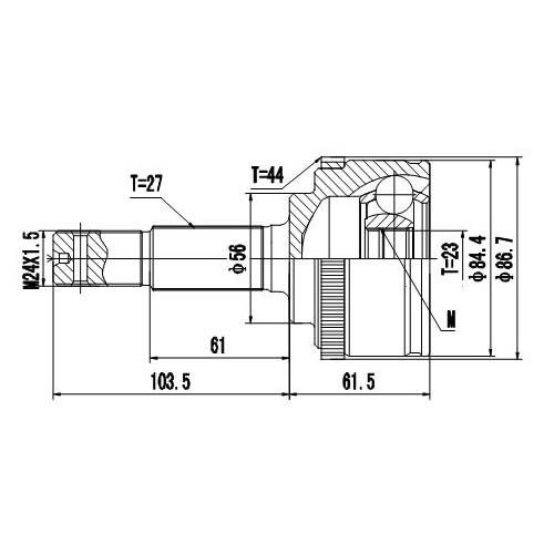 Z87108R — ZIKMAR — Шрус Наружный