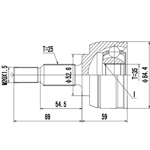 Z87242R — ZIKMAR — Шрус Наружный