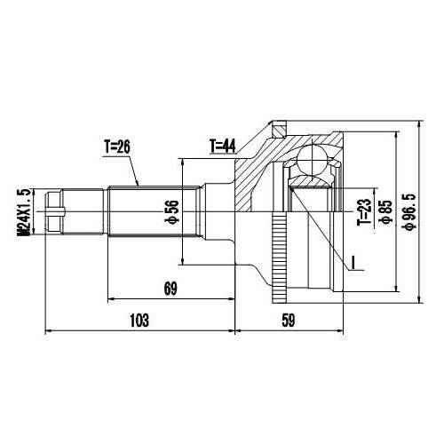 Z87258R — ZIKMAR — Шрус Наружный