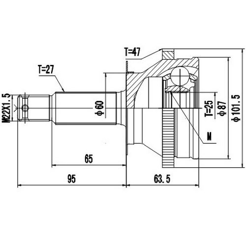 Z87293R — ZIKMAR — Шрус Наружный