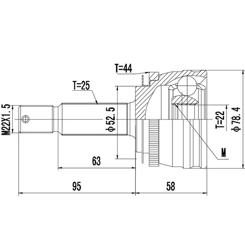 Z87297R — ZIKMAR — Шрус Наружный