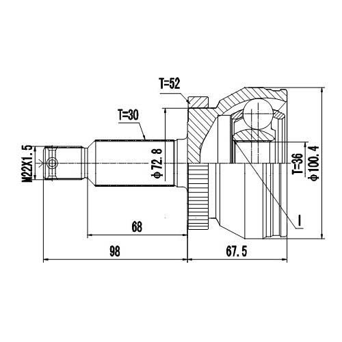 Z87300R — ZIKMAR — Шрус Наружный