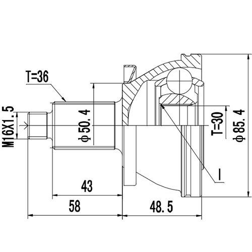 Z87471R — ZIKMAR — Шрус Наружный