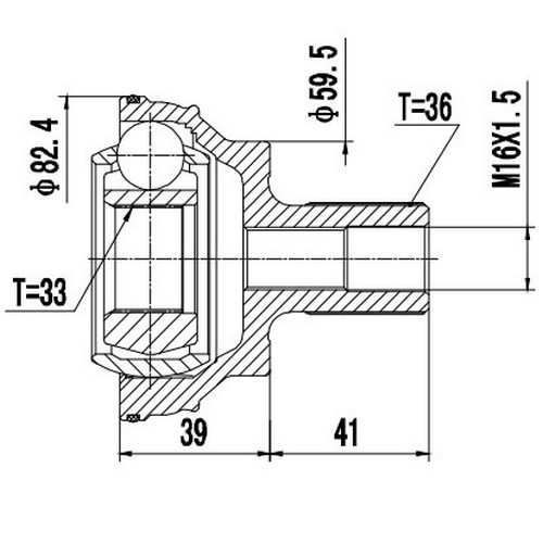 Z87474R — ZIKMAR — Шрус Наружный