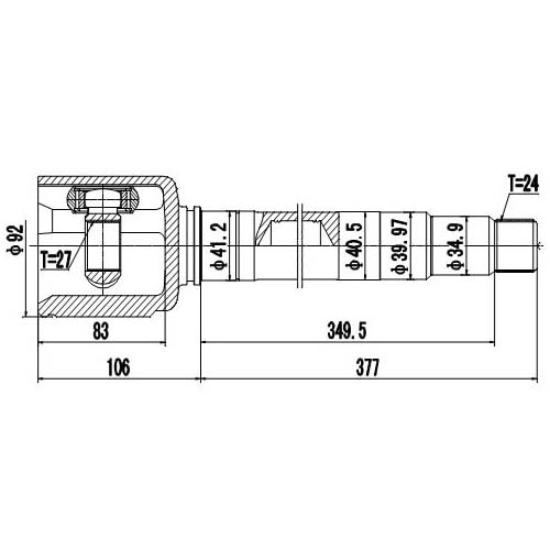 Z87512R — ZIKMAR — Шрус Внутренний