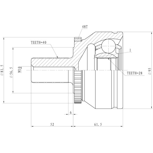 Z87592R — ZIKMAR — Шрус Наружный