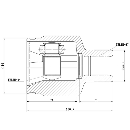 Z87696R — ZIKMAR — Шрус Внутренний