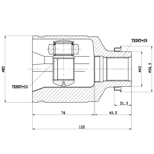 Z87759R — ZIKMAR — Шрус Внутренний