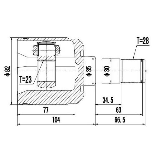 Z87760R — ZIKMAR — Шрус Внутренний