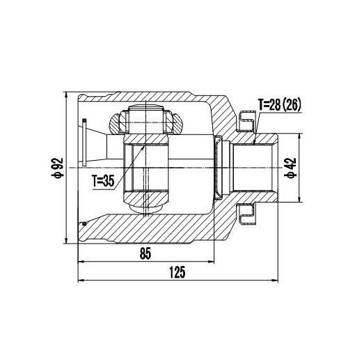 Z87815R — ZIKMAR — Шрус Внутренний