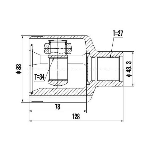 Z87853R — ZIKMAR — Шрус Внутренний