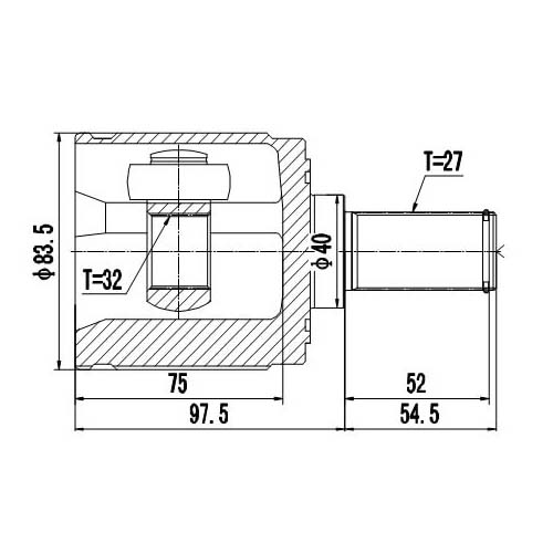 Z87901R — ZIKMAR — Шрус Внутренний