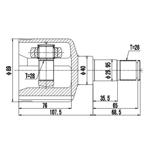 Z87931R — ZIKMAR — Шрус Внутренний