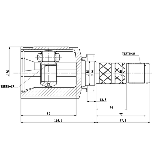 Z87981R — ZIKMAR — Шрус Внутренний