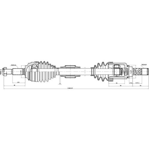 Z88034R — ZIKMAR — Приводной вал