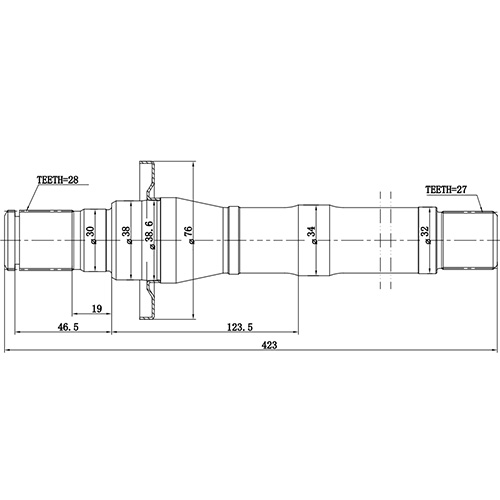 Z88133R — ZIKMAR — Полуось