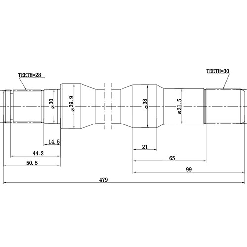 Z88151R — ZIKMAR — Полуось