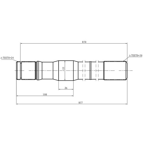 Z88152R — ZIKMAR — Полуось