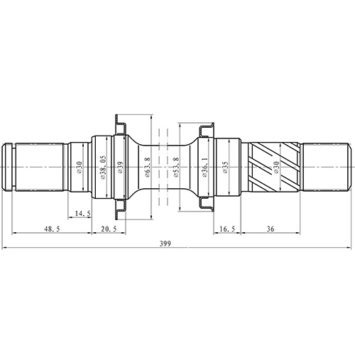 Z88161R — ZIKMAR — Полуось