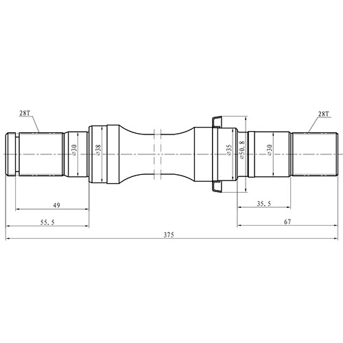 Z88163R — ZIKMAR — Полуось