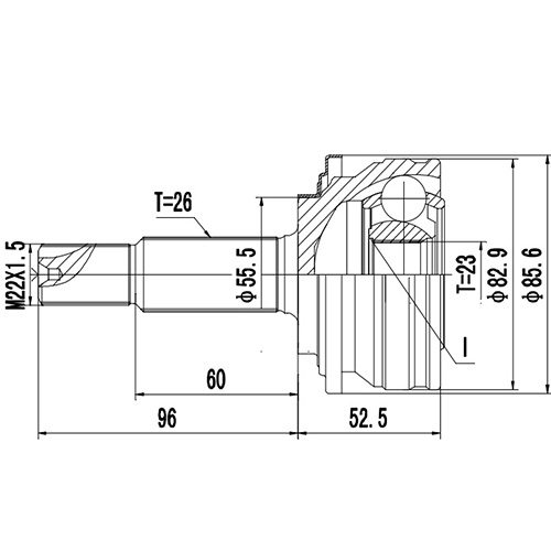 Z88402R — ZIKMAR — Шрус Наружный