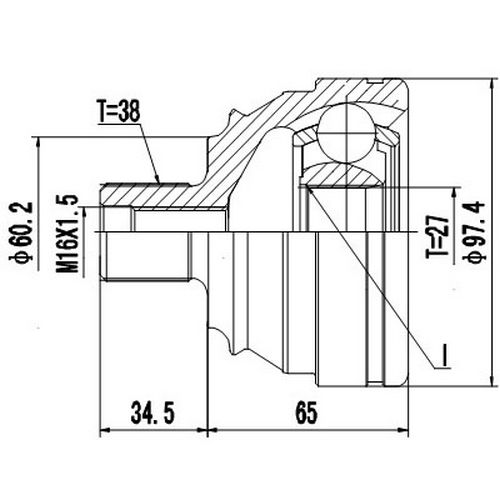 Z88470R — ZIKMAR — Шрус Наружный