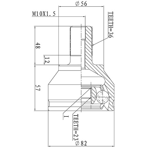 Z88497R — ZIKMAR — Шрус Наружный