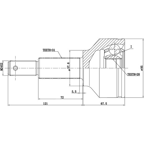 Z88569R — ZIKMAR — Шрус Наружный