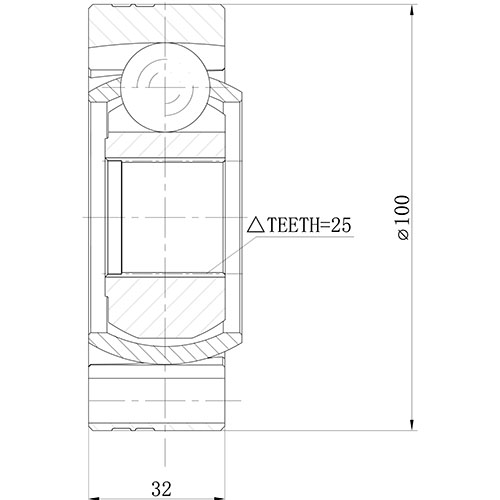 Z88958R — ZIKMAR — Шрус Внутренний