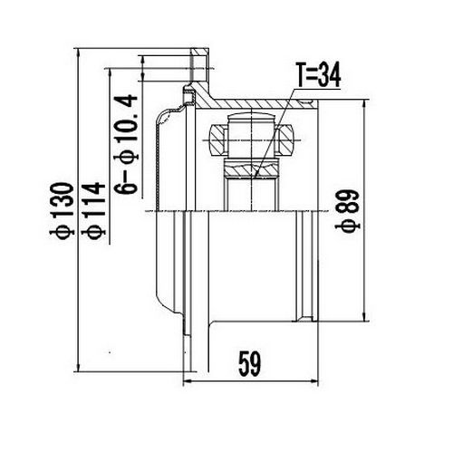 Z88989R — ZIKMAR — Шрус Внутренний