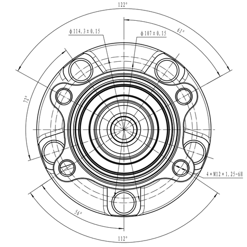 Z89104R — ZIKMAR — Ступица передняя