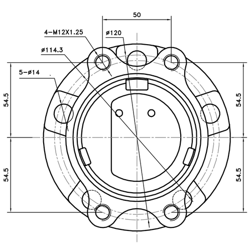 Z89105R — ZIKMAR — Ступица передняя