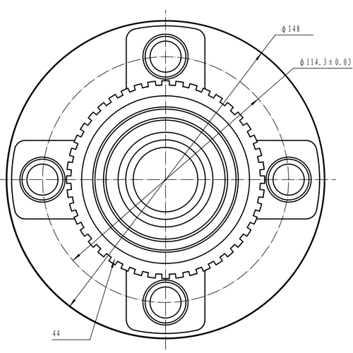 Z89114R — ZIKMAR — Ступица задняя