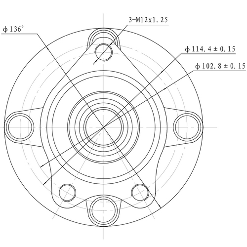 Z89121R — ZIKMAR — Ступица передняя