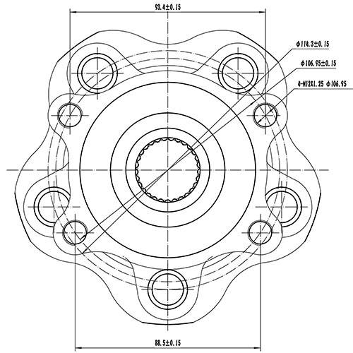 Z89138R — ZIKMAR — Ступица задняя