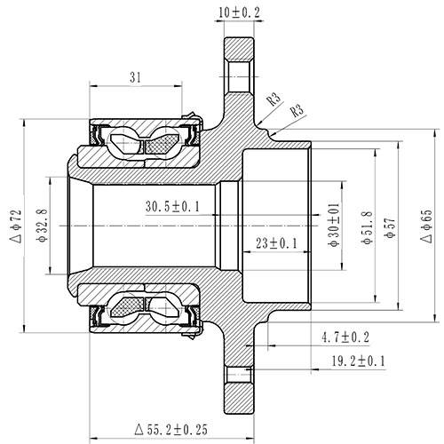 Z89169R — ZIKMAR — Ступица передняя