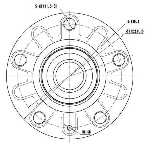 Z89170R — ZIKMAR — Ступица задняя