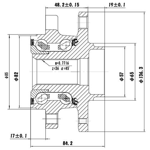 Z89172R — ZIKMAR — Ступица передняя