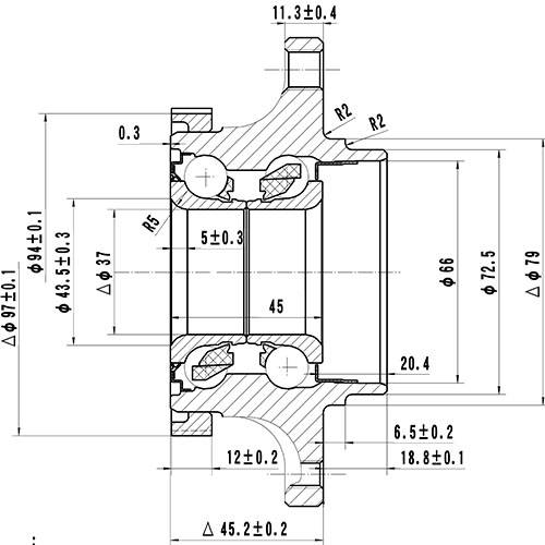 Z89181R — ZIKMAR — Ступица передняя