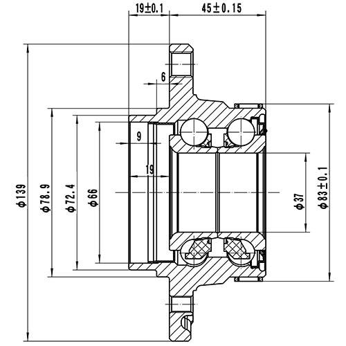 Z89182R — ZIKMAR — Ступица передняя