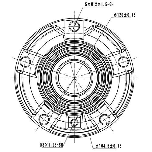 Z89182R — ZIKMAR — Ступица передняя