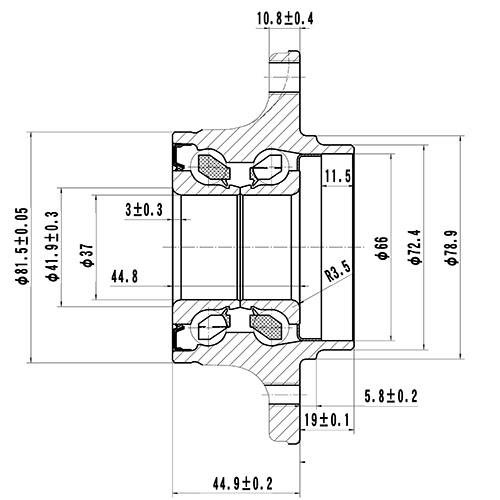 Z89183R — ZIKMAR — Ступица передняя