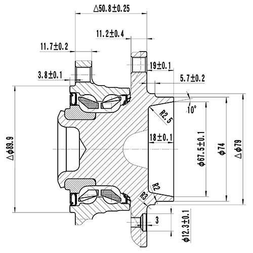 Z89184R — ZIKMAR — Ступица передняя