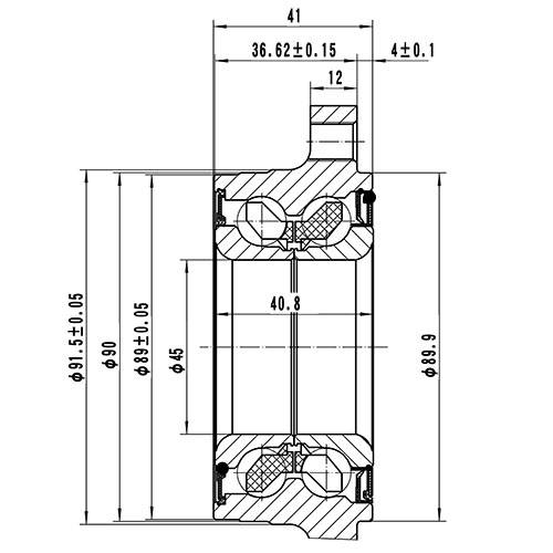 Z89185R — ZIKMAR — Ступица задняя