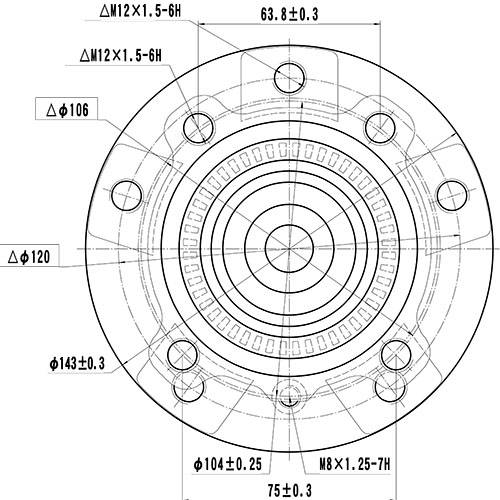 Z89186R — ZIKMAR — Ступица передняя